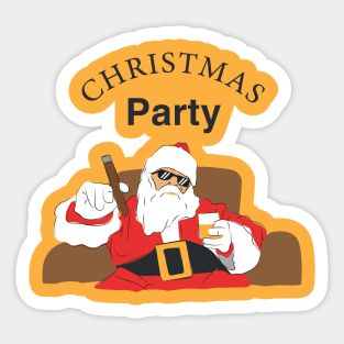 Christmas Party Sticker